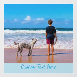 Uw favoriete fotovenster plakken met aangepaste te raamsticker