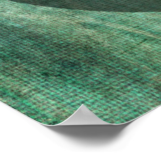 Uw favoriete groenbruine citaat op Cirkel Poster (Hoek)