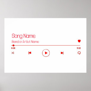 Uw favoriete muziek  poster