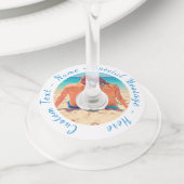 Uw favoriete Photo Wine Glass Label en aangepaste (Dichtbij)