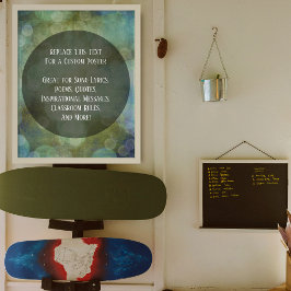 Uw favoriete prijsopgave voor Bright Grunge Bubles Poster