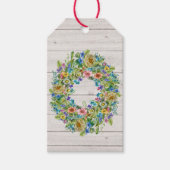 Uw  Floral Gift Labels Cadeaulabel (Voorkant)