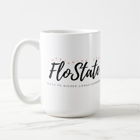 Uw FloState Red Lettering-Mok ontwerpen Koffiemok (Links)