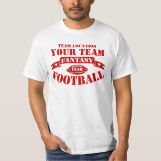 UW FOOTBALL BALK JAAR MET TEAM FANTASY T-SHIRT