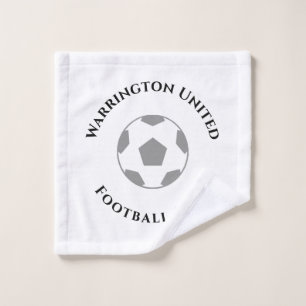 Uw Football Club Naam wasdoek Washandje