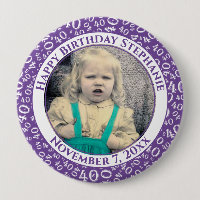 Uw foto 40th Birthday Number Pattern | PAARS