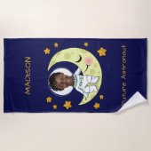 UW FOTO aangepaste Astronaut strandlaken (Voorkant)