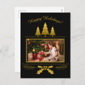 UW FOTO aangepaste kerst briefkaart (Voorkant / Achterkant)