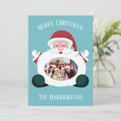 UW FOTO aangepaste kerstkaart (Staand voorkant)