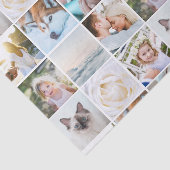 Uw foto aangepaste raster collage tissuepapier (Detail)