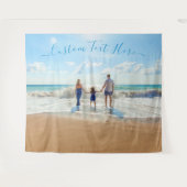 Uw Foto Aangepaste Tekst Tapestry Gepersonaliseerd Wandkleed (Voorkant (horizontaal))