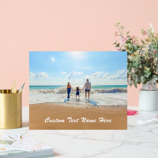 Uw Foto Acryl Teken met Aangepaste Tekst Bord (Huwelijk)