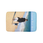 Uw foto badmat met aangepaste tekst (Voorkant)