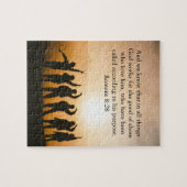 Uw foto Bijbel Verse Romans 8:28 Legpuzzel (Horizontaal)