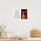 Uw foto-dog-gedicht poster (Keuken)