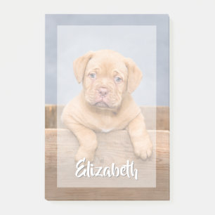 Uw Foto Eenvoudige Moderne Wit Manuscript Name bed Post-it® Notes