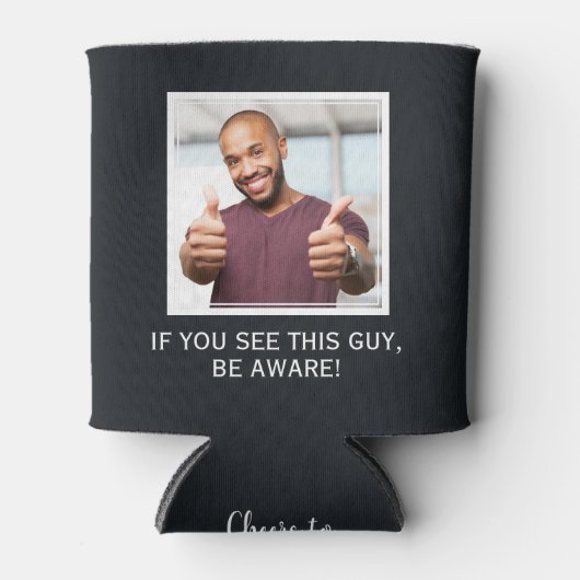 UW FOTO- EN TEKST-aangepaste koelbox Blikjeskoeler (Voorkant)