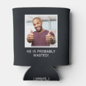 UW FOTO- EN TEKST-aangepaste koelbox Blikjeskoeler (Achterkant)