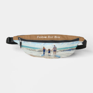 Uw foto Fanny Pack met aangepaste tekst en kleuren Heuptasje