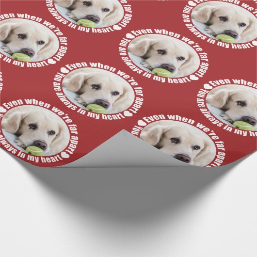 UW FOTO Far Apart Love wrappaper Cadeaupapier (Hoek)