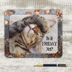 Uw foto Funny Cat Vrijdagfeeling Muismat