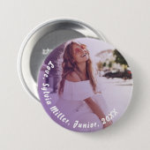 Uw foto | Gepersonaliseerde School Foto Button (Voorkant /achterkant)