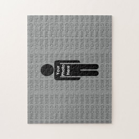 Uw foto hier Aangepaste horizontale puzzel Legpuzzel (Verticaal)