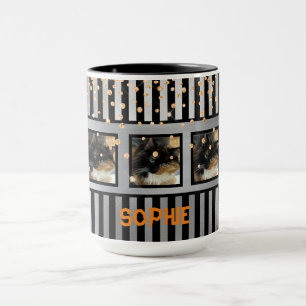 Uw foto hier Glitter Gepersonaliseerde Mok