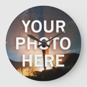 Uw foto hier grote klok