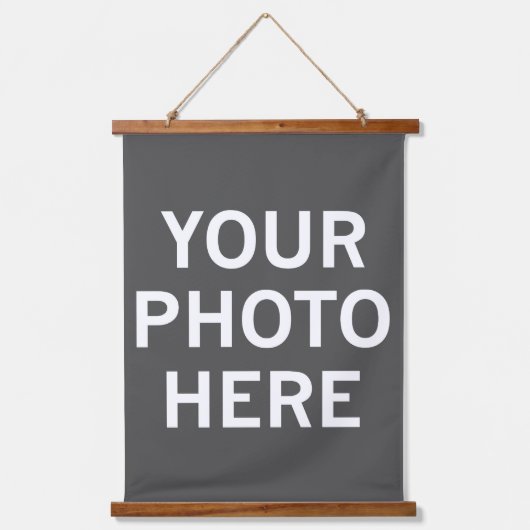 Uw foto hier hangend wandkleed (Voorkant)