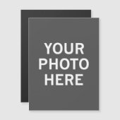 Uw foto hier magnetische uitnodiging (Voorkant / Achterkant)