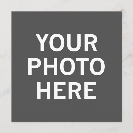 Uw foto hier menu (Voorkant)