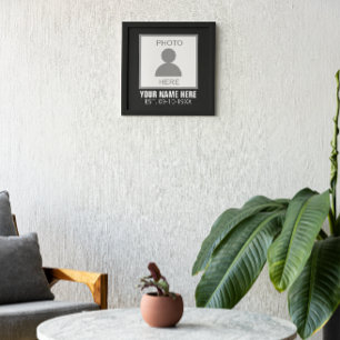 Uw foto hier Naam en Leeftijd Afdruk