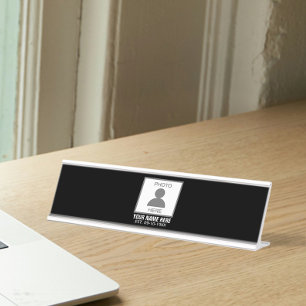 Uw foto hier Naam en Leeftijd Bureau Naambordje