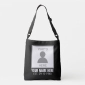 Uw foto hier Naam en Leeftijd Crossbody Tas (Achterkant)