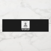 Uw foto hier Naam en Leeftijd Waterfles Etiket (Enkel label)