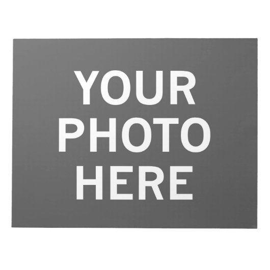 Uw foto hier notitieblok (Voorkant)