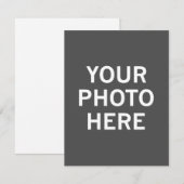 Uw foto hier notitiekaartje (Voorkant / Achterkant)