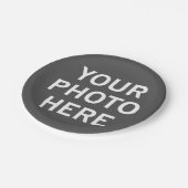 Uw foto hier papieren bordje (Gekanteld)