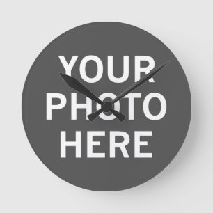 Uw foto hier ronde klok