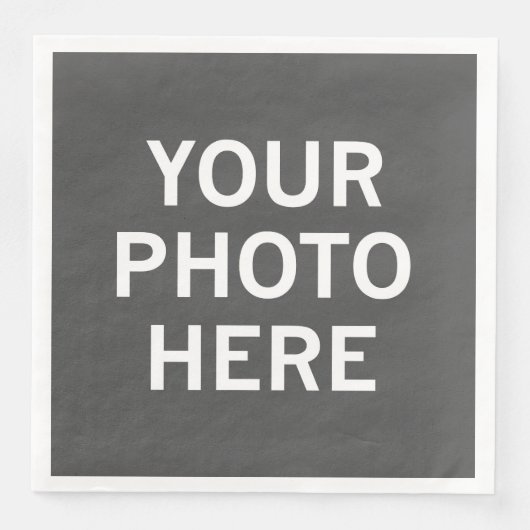 Uw foto hier servet (Voorkant)
