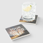 Uw foto hier stenen onderzetter (Zijkant)