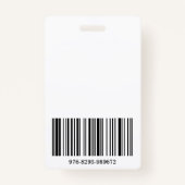 Uw Foto-id van uw bedrijf Badge (Achterkant)