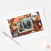 UW FOTO in een Halloween Lijst sticker (Envelop)