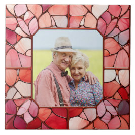 UW foto in Faux RVS Lijst Tegeltje