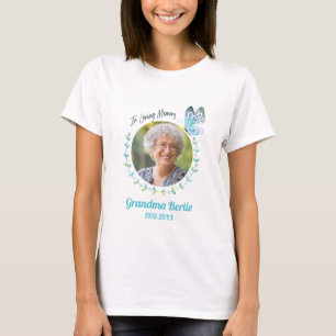 Uw foto in het liefhebben van geheugen Elegant Rem T-shirt
