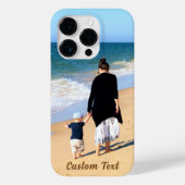 Uw foto iPhone Case aangepaste tekst gepersonalise (Achterkant)