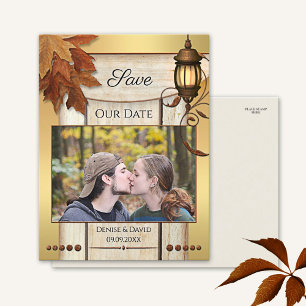 Uw foto is een ondoordringbare val met Gold Save t Briefkaart
