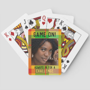 Uw foto-kleurige speelkaartjes decanteren pokerkaarten