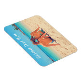 Uw foto magneet cadeau met aangepaste tekst naam (Rechterzijde)